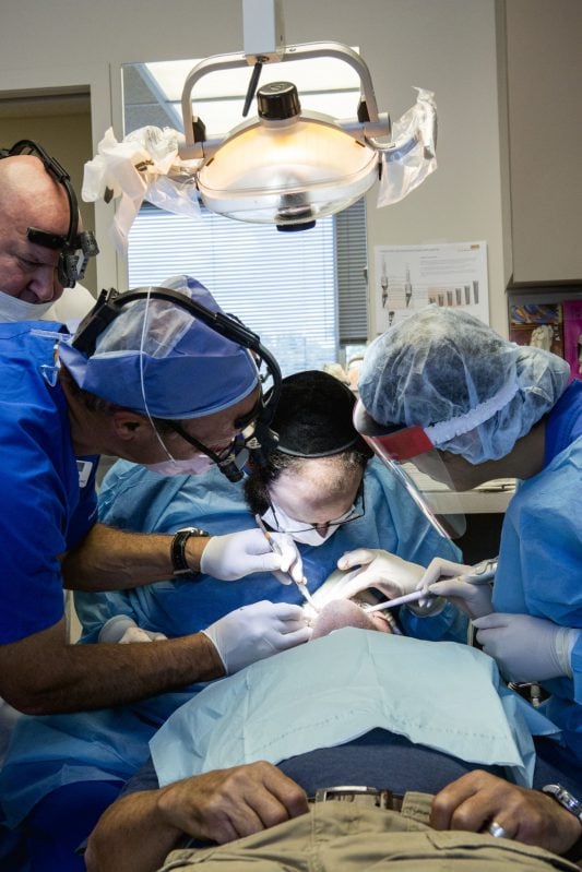 surgical practice at Implant Surgery Course